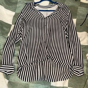 Pinstripe blouse